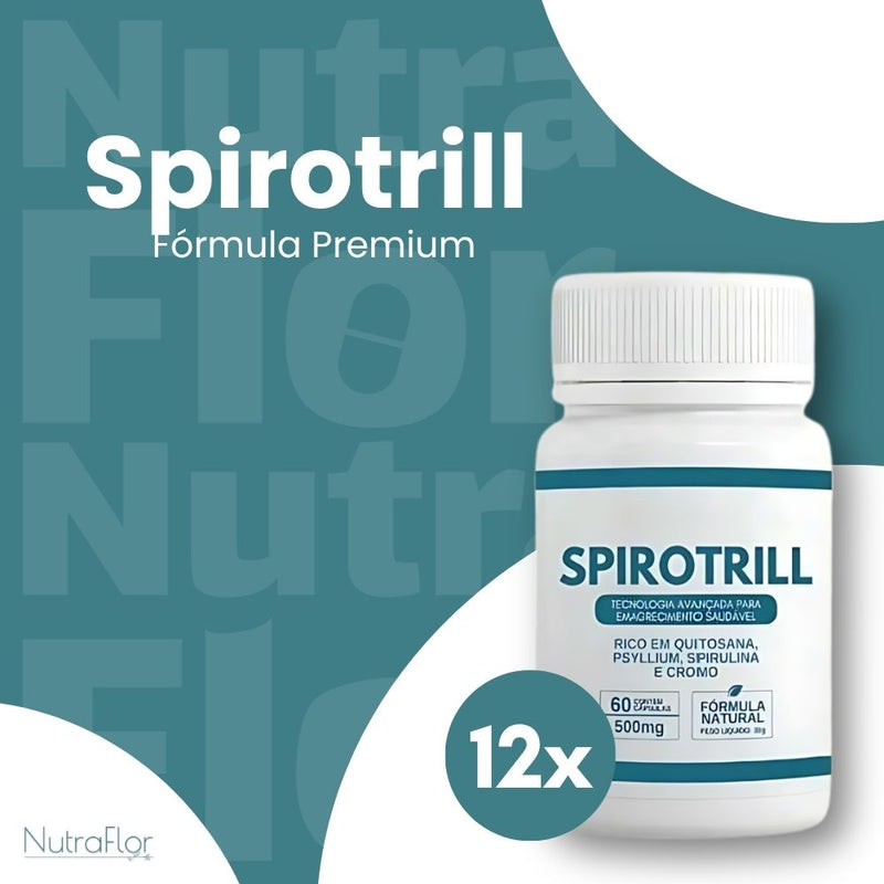Spirotrill 60cp - Suplemento Natural - Promoção Exclusiva + Frete Grátis