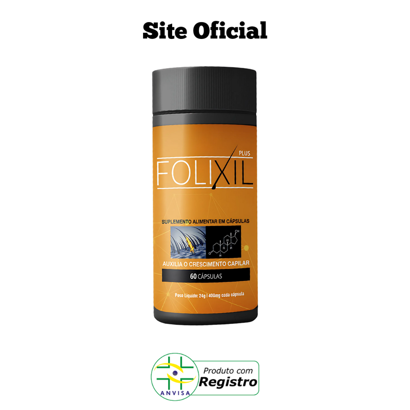 Folixil Original 60cp - Suplemento Natural - Promoção Exclusiva + Frete Grátis
