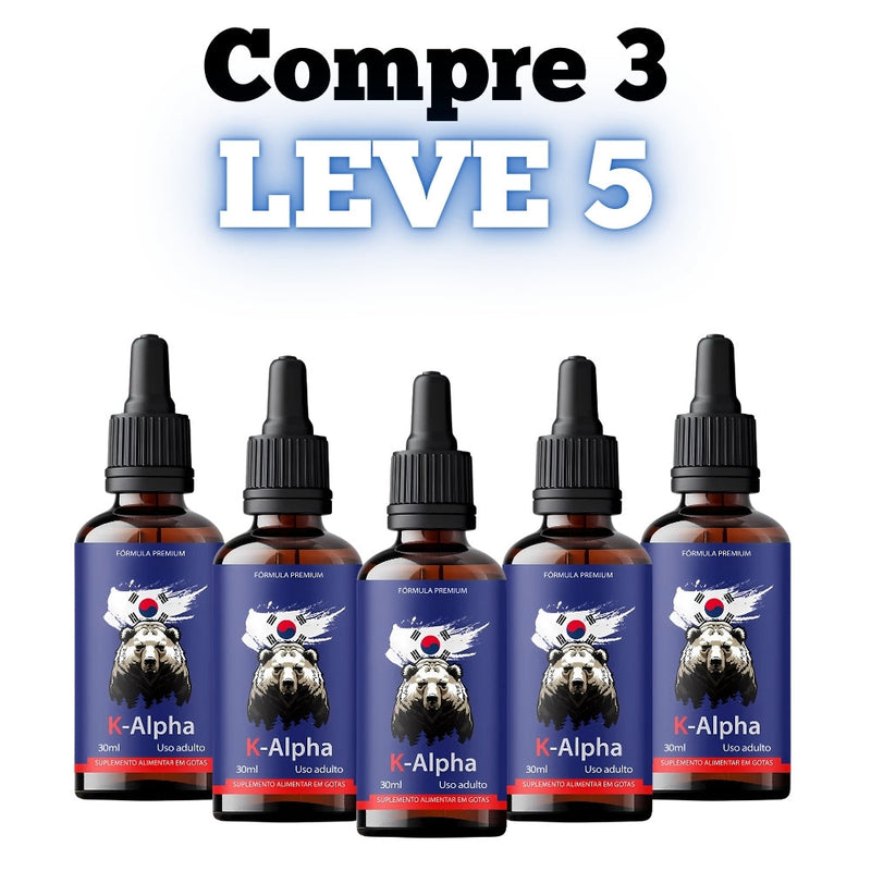 K-Alpha Original 30ml - Suplemento Natural - Promoção Exclusiva + Frete Grátis