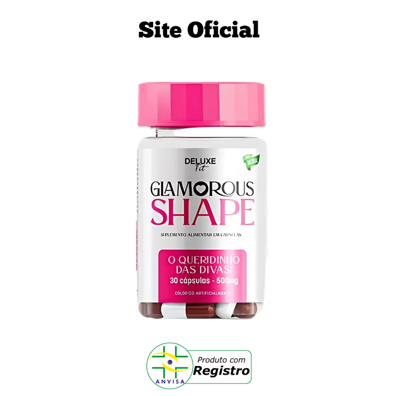 Glamorous Shape Original 30cp - A Solução Para Reduzir Peso com Saúde - Promoção Exclusiva + Frete Grátis