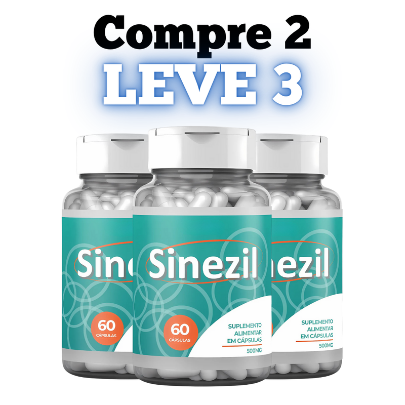 Sinezil Original 60cp - A Solução Para Sua Rinite e Sinusite - Promoção Exclusiva + Frete Grátis