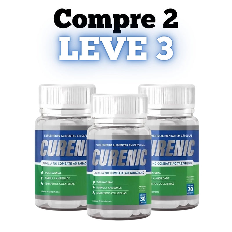 Curenic Original 30cp - Diga Adeus ao Tabagismo - Promoção Exclusiva + Frete Grátis