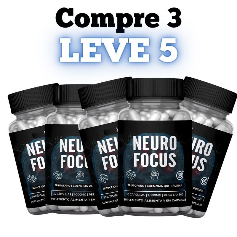 Neuro Focus Original 30cp - Não Deixe Suas Memórias Desaparecerem - Promoção Exclusiva + Frete Grátis