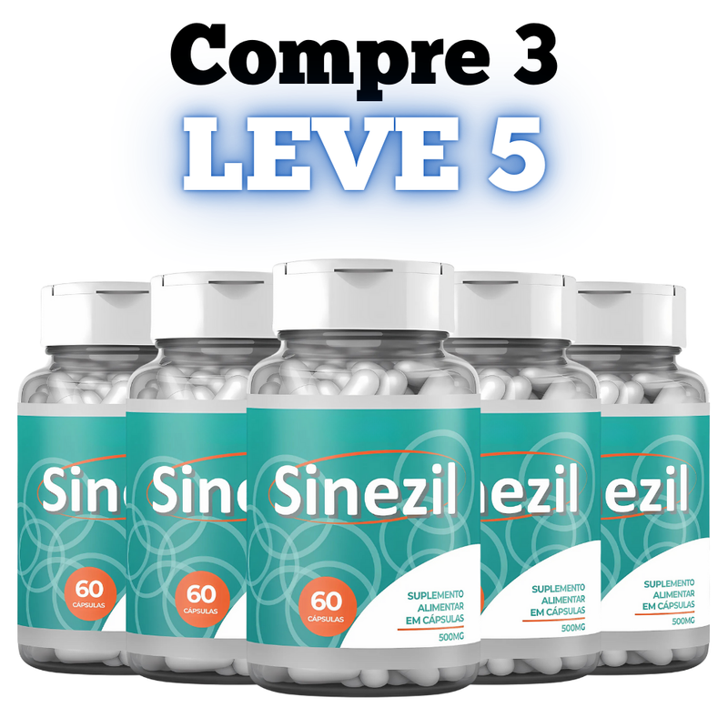 Sinezil Original 60cp - A Solução Para Sua Rinite e Sinusite - Promoção Exclusiva + Frete Grátis