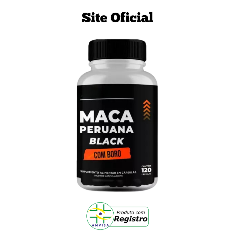 Maca Peruana Black 120cp - Suplemento Natural  - Promoção Exclusiva + Frete Grátis