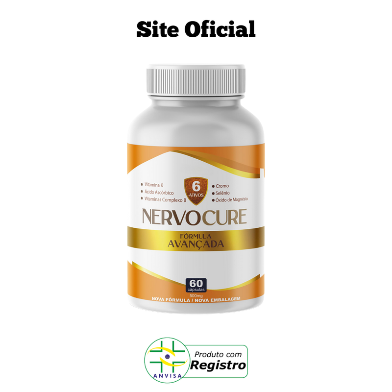 Nervocure Original 60cp - Suplemento Natural! - Promoção Exclusiva + Frete Grátis