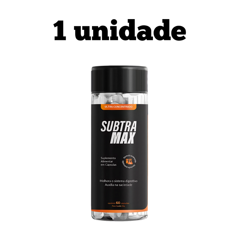 Subtra Max 30cp - A Solução Para Gordura Localizada - Promoção Exclusiva + Frete Grátis