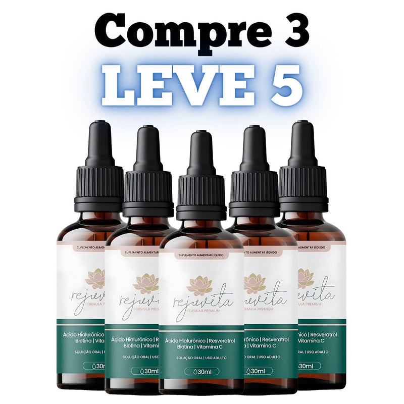 Rejuvita Original 30ml - Solução Para Ter uma Pele Linda e Saudável - Promoção Exclusiva + Frete Grátis