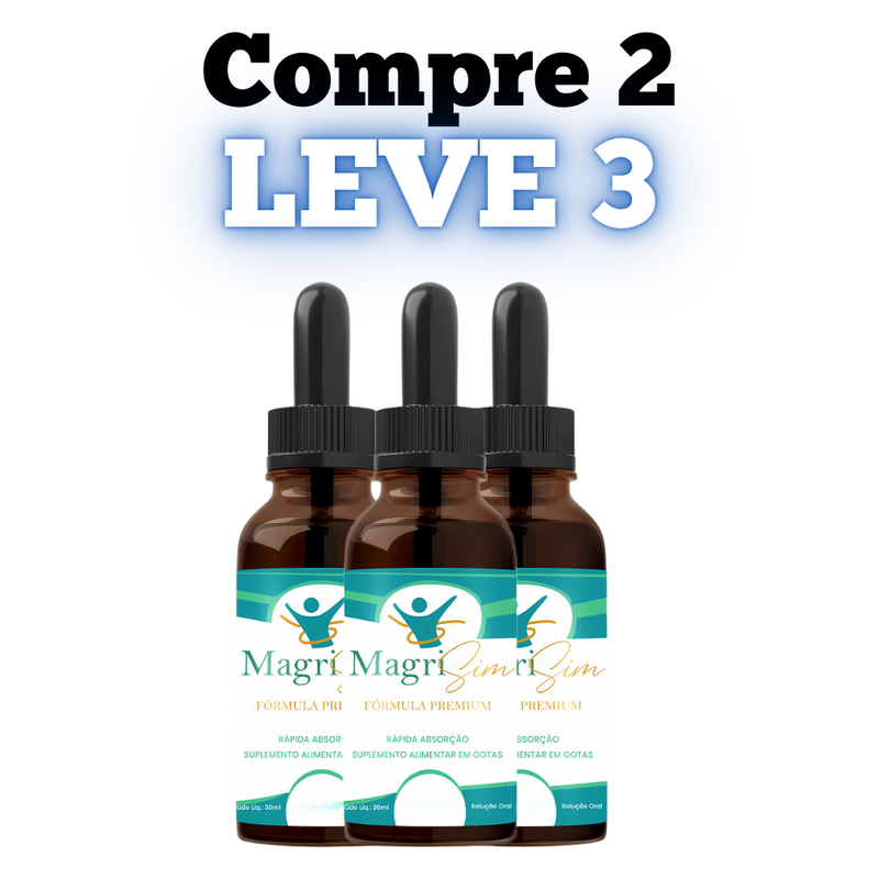 Magri Slim 30ml - A Solução Para Gordura Localizada - Promoção Exclusiva + Frete Grátis