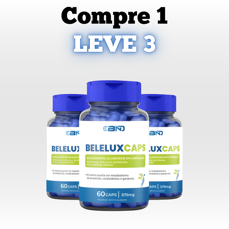 BeleluxCaps Original 60cp - Suplemento Natural! - Promoção Exclusiva + Frete Grátis
