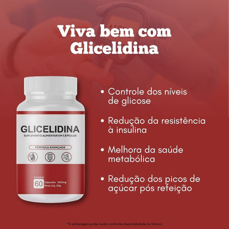 Glicelidina Original 60cp - Suplemento Natural - Promoção Exclusiva + Frete Grátis