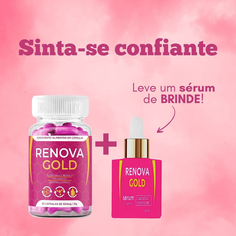 Renova Gold Original 30cp + BRINDE! - Suplemento Natural  - Promoção Exclusiva + Frete Grátis