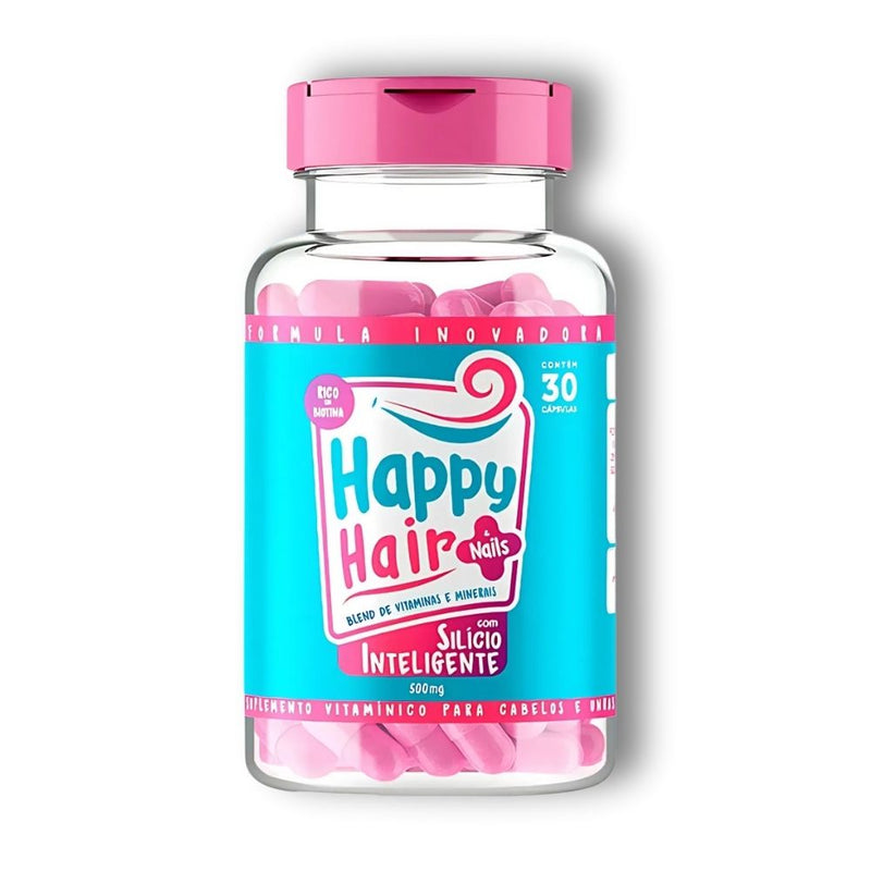 Happy Hair Original 30cp - Suplemento Natural - Promoção Exclusiva + Frete Grátis