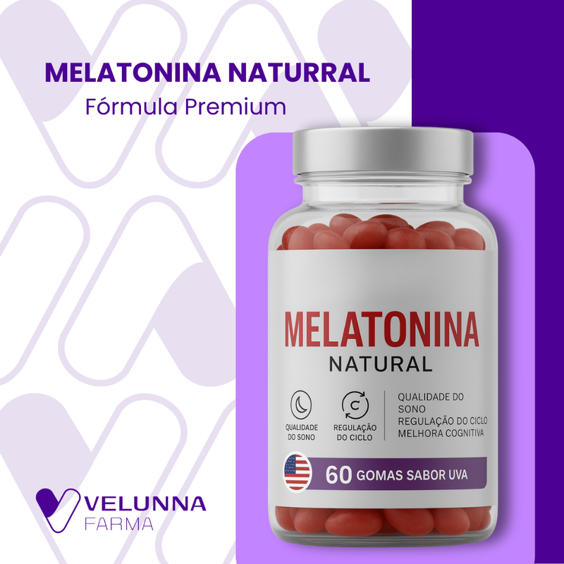 Melatonina Original 60cp - Suplemento Natural - Promoção Exclusiva + Frete Grátis
