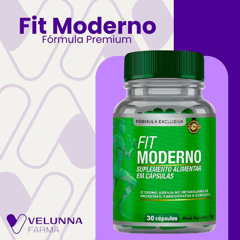 Fit Moderno Original 60cp - Suplemento Natural - Promoção Exclusiva + Frete Grátis
