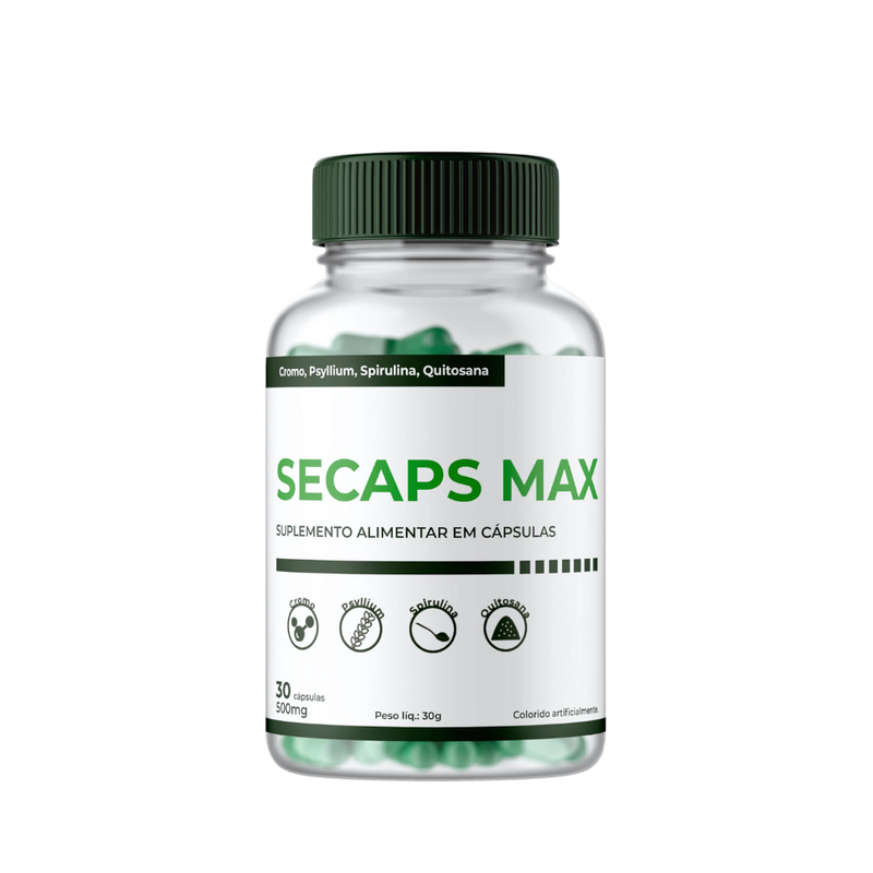 Secaps Max Original 30cp - Suplemento Natural! - Promoção Exclusiva + Frete Grátis