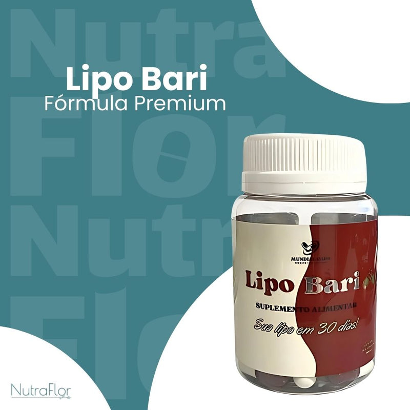 Lipo Bari Original 60cp - Suplemento Natural - Promoção Exclusiva + Frete Grátis