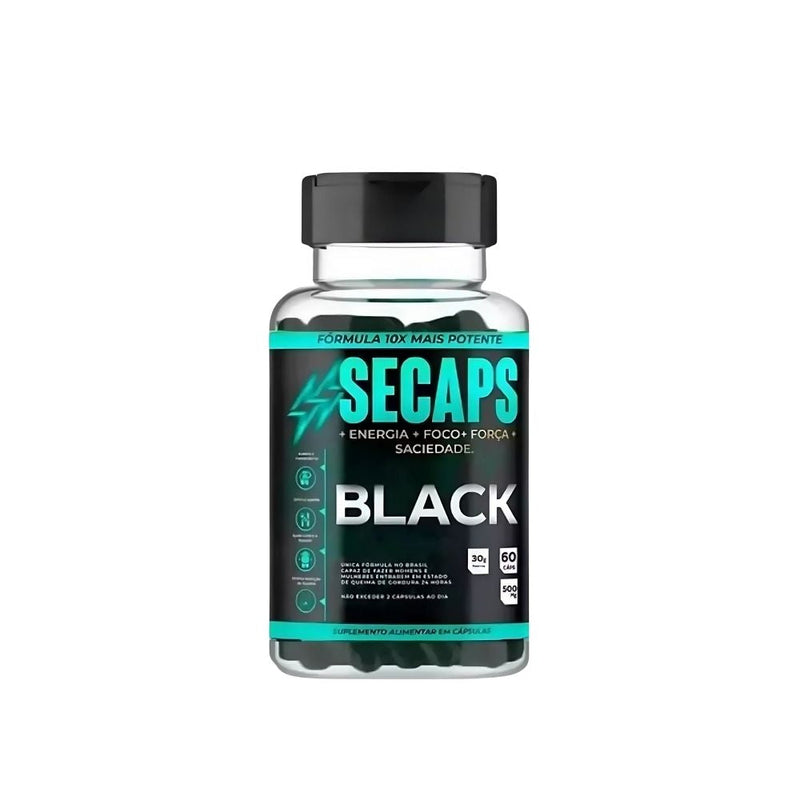 Secaps Black Original 60cp - Suplemento Natural - Promoção Exclusiva + Frete Grátis