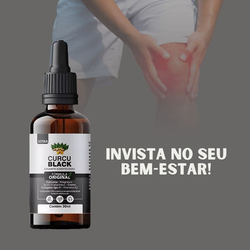 Curcu Black Original 30ml - Suplemento Natural - Promoção Exclusiva + Frete Grátis