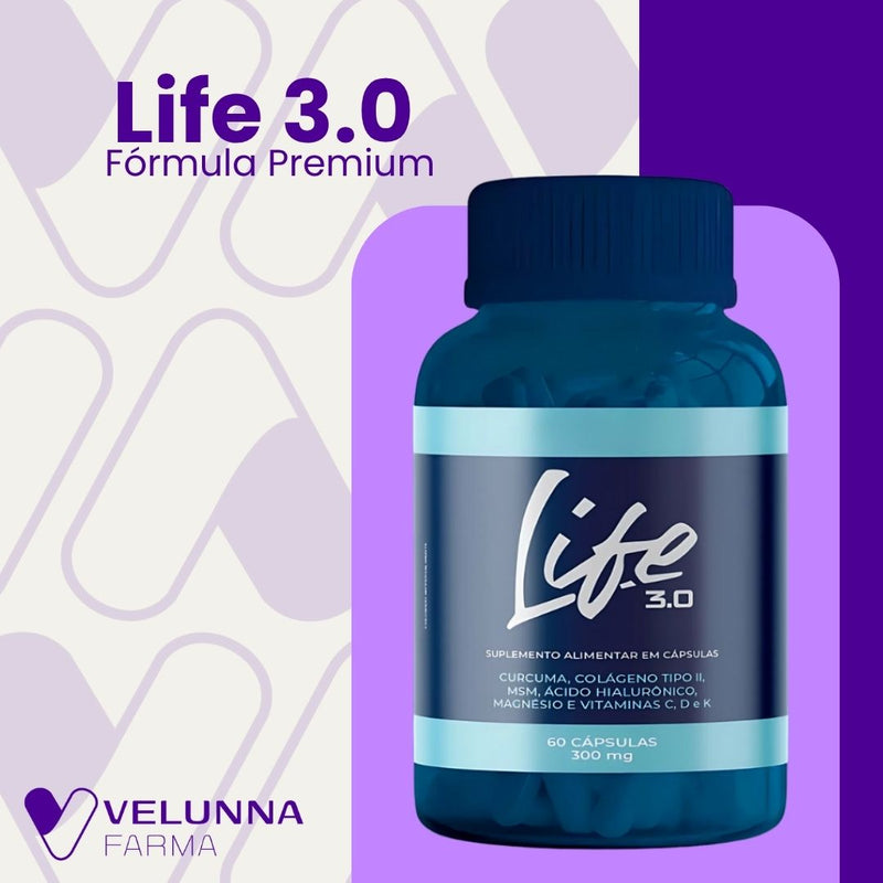 Life 3.0 Original 60cp - Suplemento Natural - Promoção Exclusiva + Frete Grátis