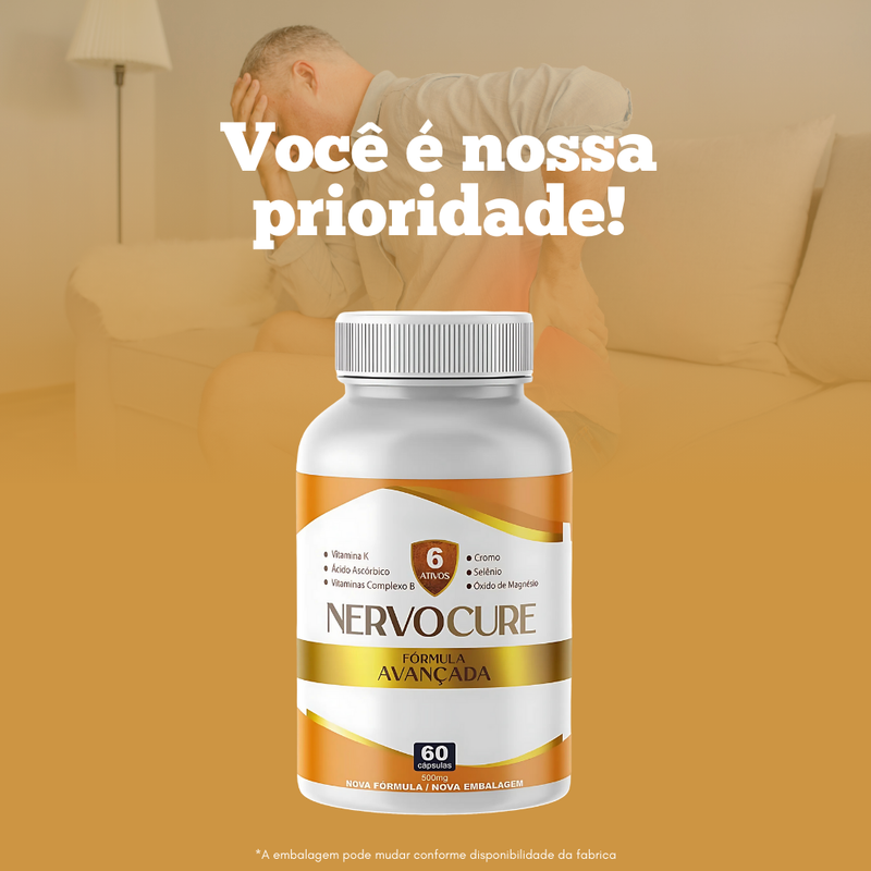 Nervocure Original 60cp - Suplemento Natural! - Promoção Exclusiva + Frete Grátis