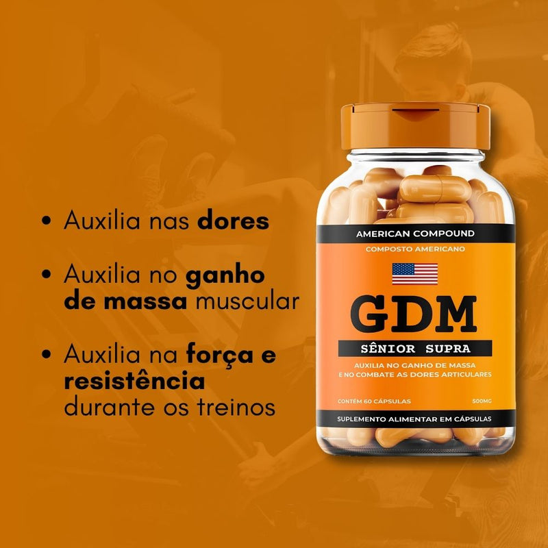 GDM Sênior Supra Original 60cp - Suplemento Natural - Promoção Exclusiva + Frete Grátis