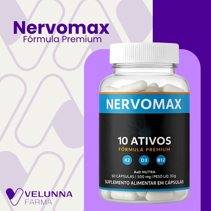 Nervomax Original 60cp - Suplemento Natural - Promoção Exclusiva + Frete Grátis