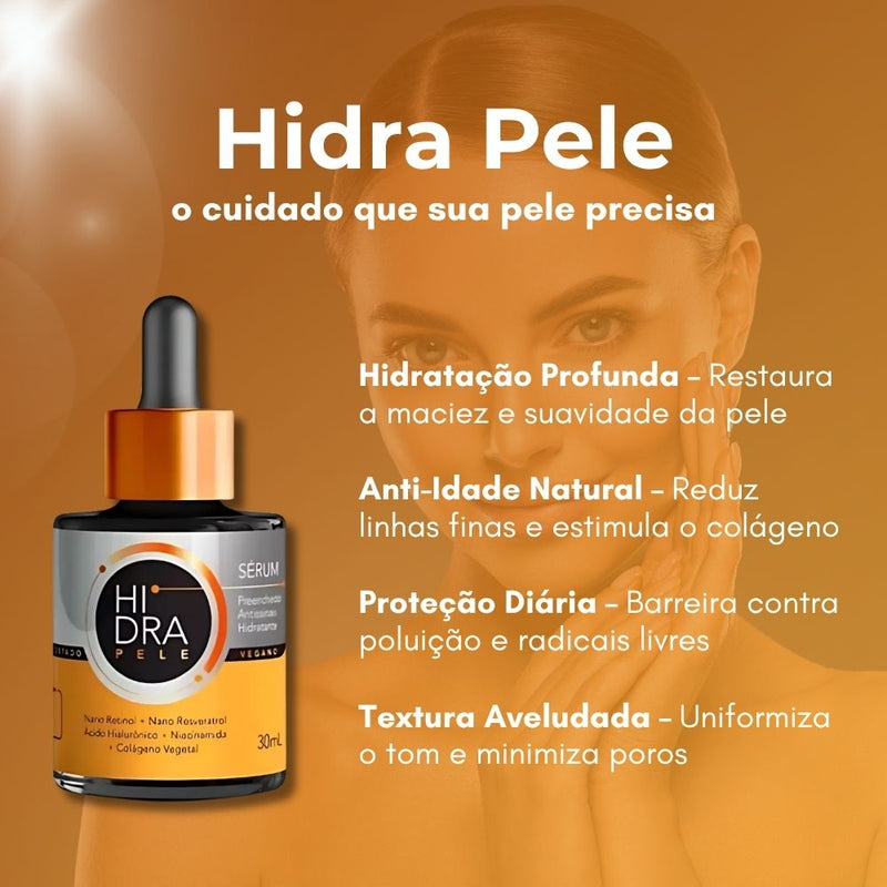 Hidra Pele Original 30ml - Suplemento Natural - Promoção Exclusiva + Frete Grátis