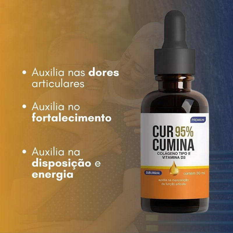 Curcumina 95% Original 30ml - Suplemento Natural - Promoção Exclusiva + Frete Grátis