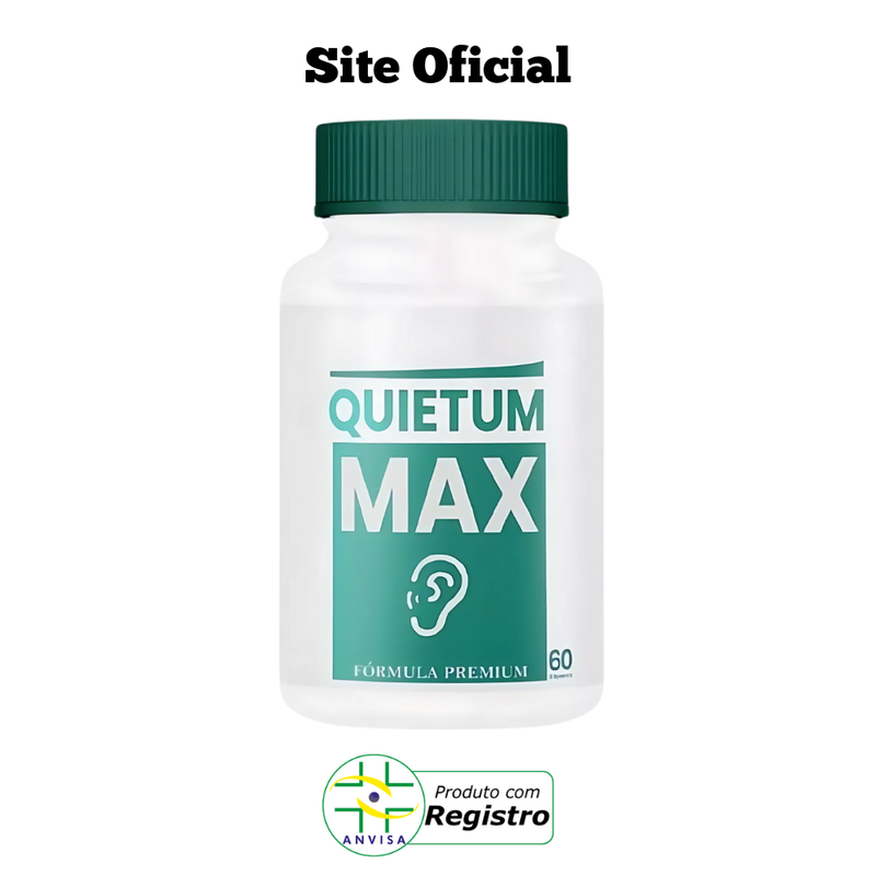 Quietum Max Original 60cp - Suplemento Natural! - Promoção Exclusiva + Frete Grátis