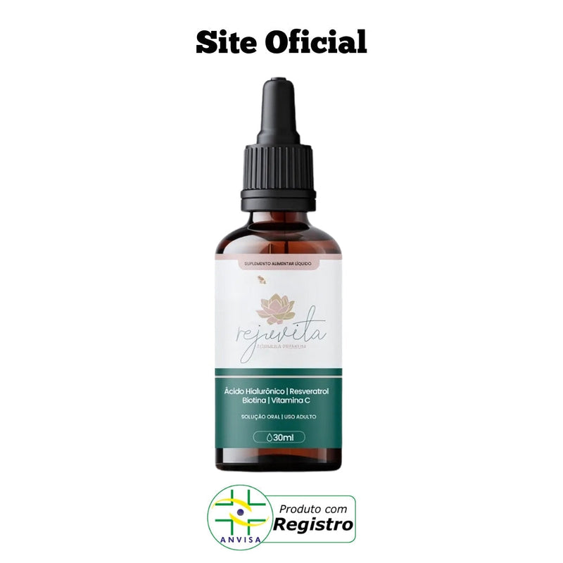 Rejuvita Original 30ml - Solução Para Ter uma Pele Linda e Saudável - Promoção Exclusiva + Frete Grátis
