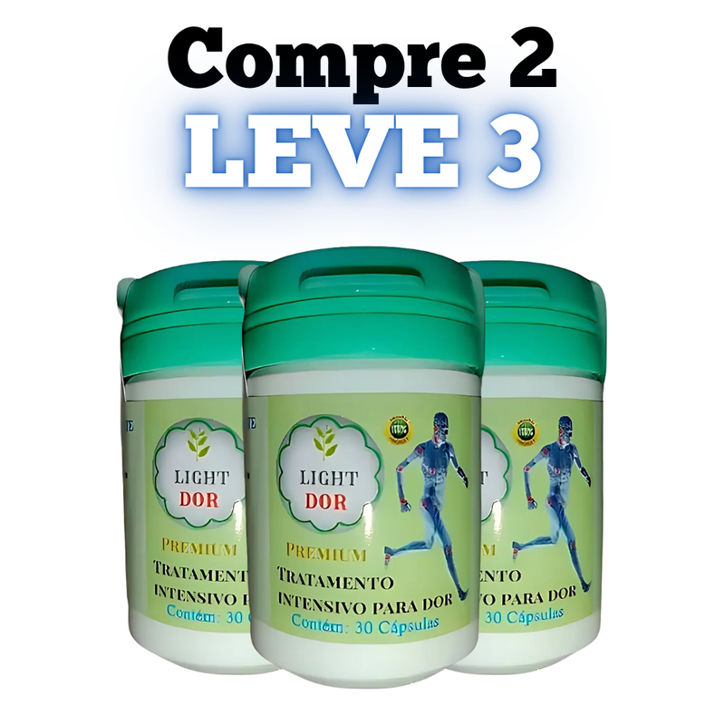 Light Dor Premium Original 30cp -A Solução Para Acabar Com As Dores - Promoção Exclusiva + Frete Grátis