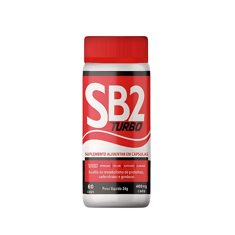 SB2 Turbo Original 60cp - Suplemento Natural! - Promoção Exclusiva + Frete Grátis
