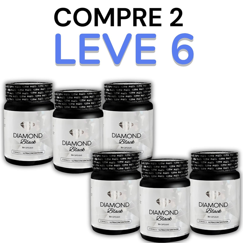 Diamond Black 30cp - Suplemento Natural! - Promoção Exclusiva + Frete Grátis