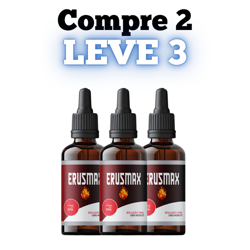 Erusmax Original 30ml. - Intensifique Seus Momentos Íntimos! - Promoção Oficial com Frete Grátis