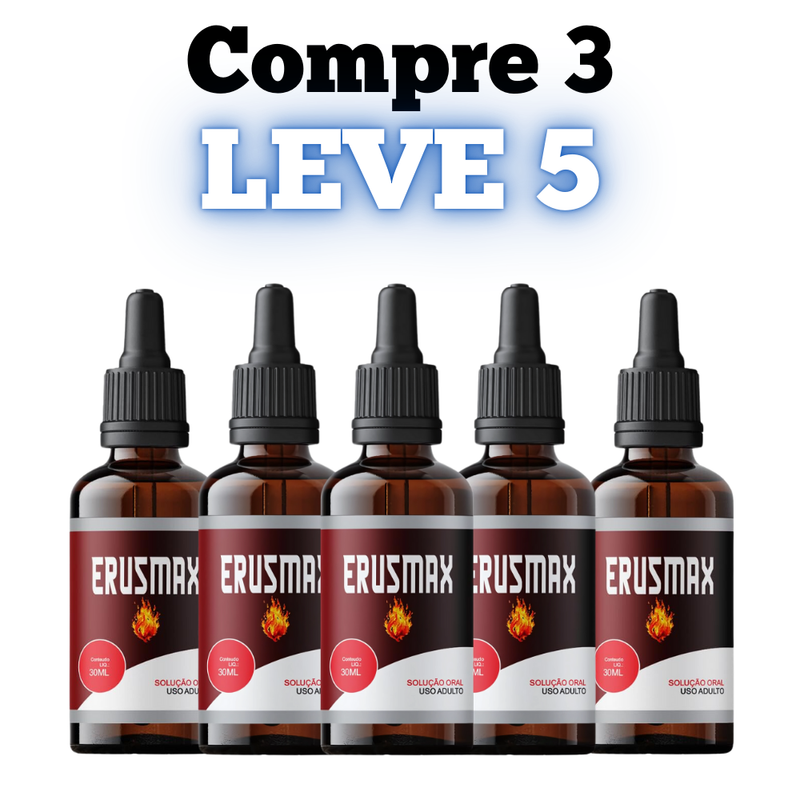 Erusmax Original 30ml. - Intensifique Seus Momentos Íntimos! - Promoção Oficial com Frete Grátis