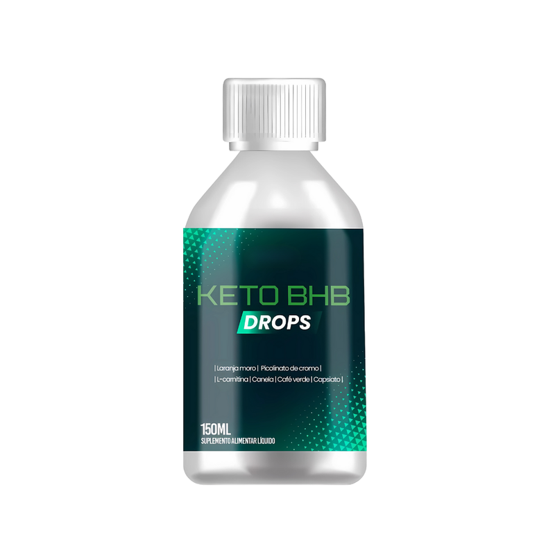 Keto BHB Drops 150ml - A Solução Para Ficar em Forma - Promoção Exclusiva + Frete Grátis