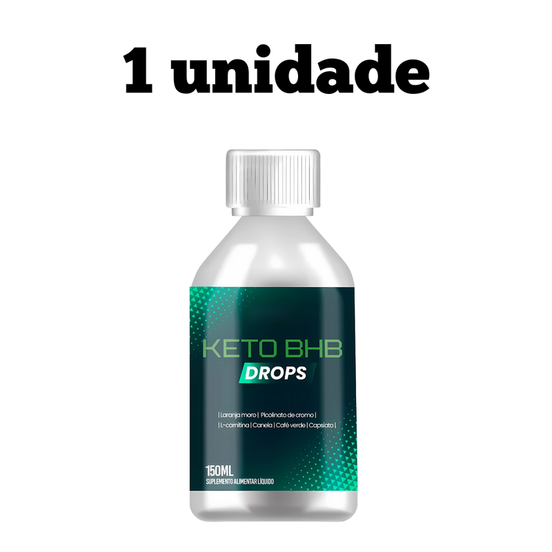 Keto BHB Drops 150ml - A Solução Para Ficar em Forma - Promoção Exclusiva + Frete Grátis