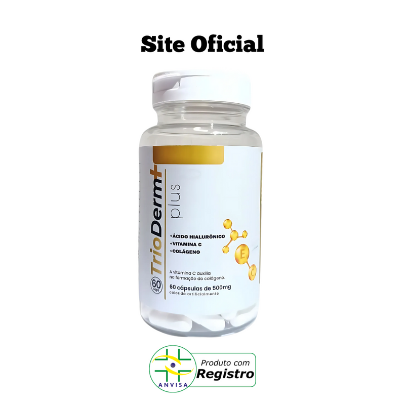 TrioDerm Original 60cp - A Solução Para Sua Pele Radiante - Promoção Exclusiva + Frete Grátis