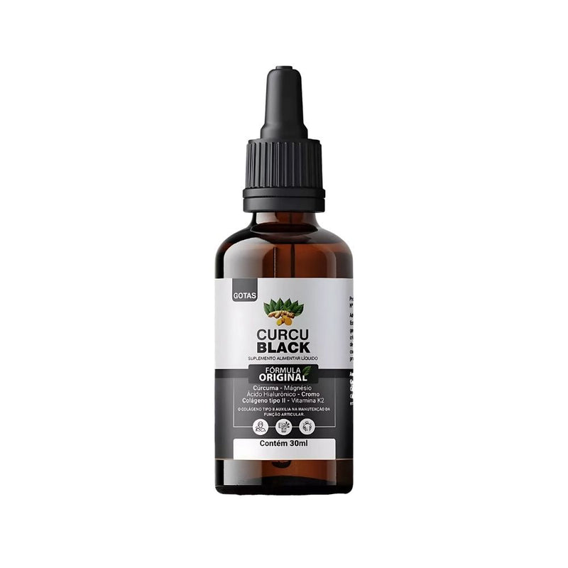 Curcu Black Original 30ml - Suplemento Natural - Promoção Exclusiva + Frete Grátis