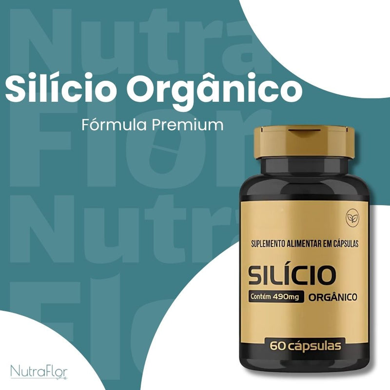 Silício Orgânico Original 60cp - Suplemento Natural - Promoção Exclusiva + Frete Grátis