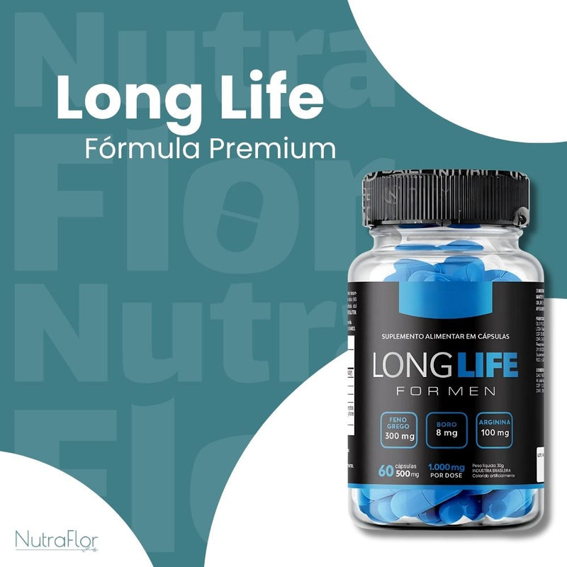 Long Life Original 60cp  - Suplemento Natural - Promoção Exclusiva + Frete Grátis