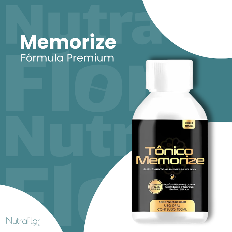 Tônico Memorize Original 150ml - Suplemento Natural - Promoção Exclusiva + Frete Grátis