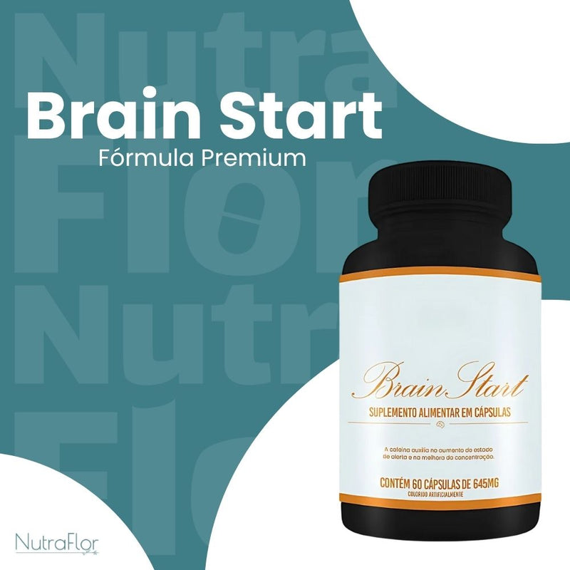Brain Start Original 60cp - Suplemento Natural - Promoção Exclusiva + Frete Grátis