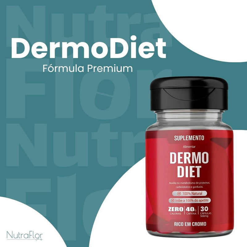 Dermo Diet Original 60cp - Suplemento Natural - Promoção Exclusiva + Frete Grátis