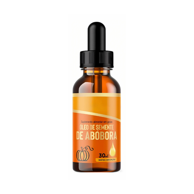 Óleo de Semente de Abóbora Original 30ml - Suplemento Natural - Promoção Exclusiva + Frete Grátis