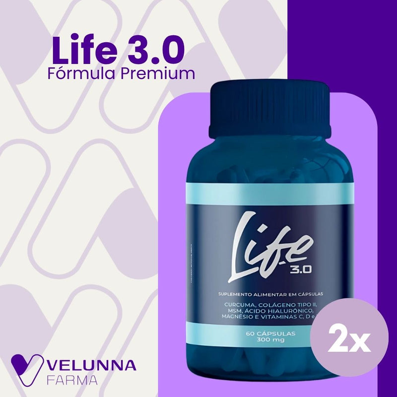 Life 3.0 Original 60cp - Suplemento Natural - Promoção Exclusiva + Frete Grátis