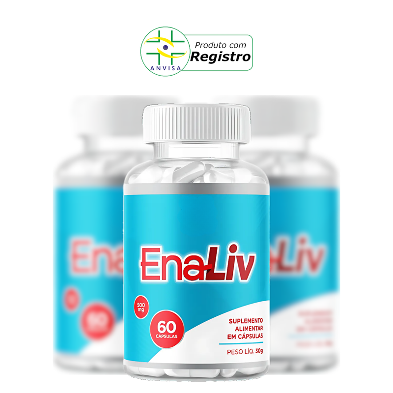 Enaliv Original 60cp. - O Fim Das Suas Dores Chegou! - Promoção Oficial com Frete Grátis