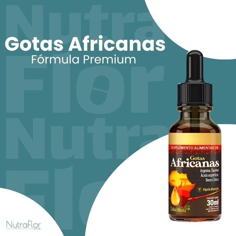 Gotas Africanas Original 30ml - Suplemento Natural - Promoção Exclusiva + Frete Grátis