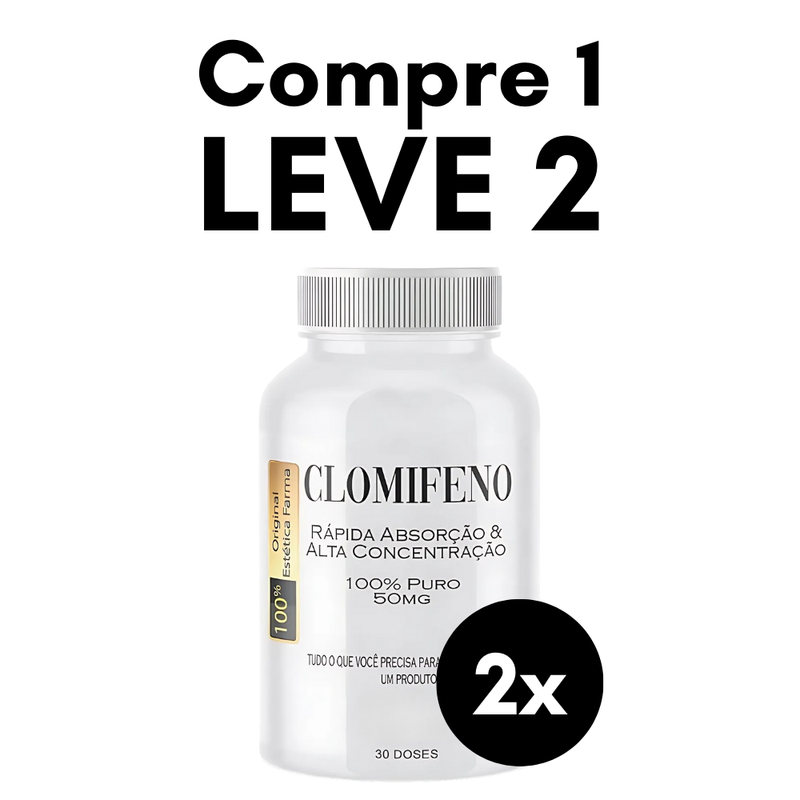 Clomifeno Original 30cp - Suplemento Natural! - Promoção Exclusiva + Frete Grátis